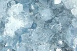 Sparkling Celestine (Celestite) Crystal Cluster - Madagascar #364730-1